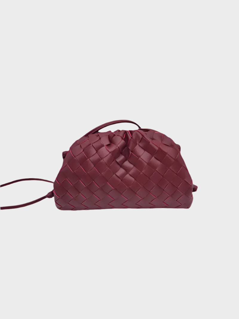 Amelia | Mini Woven Vegan Leather Bag for Women