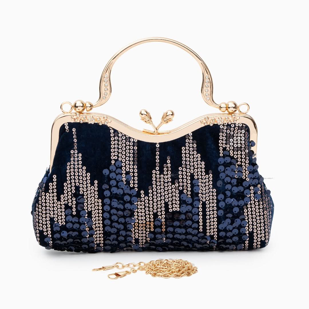 Alyannah Sequin Flannel Handbag - ShopLorca