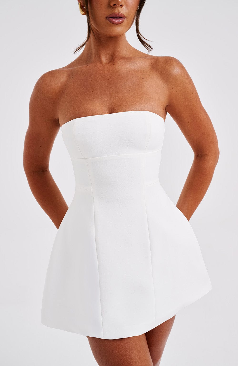 Asha Mini Dress - Ivory - ShopLorca