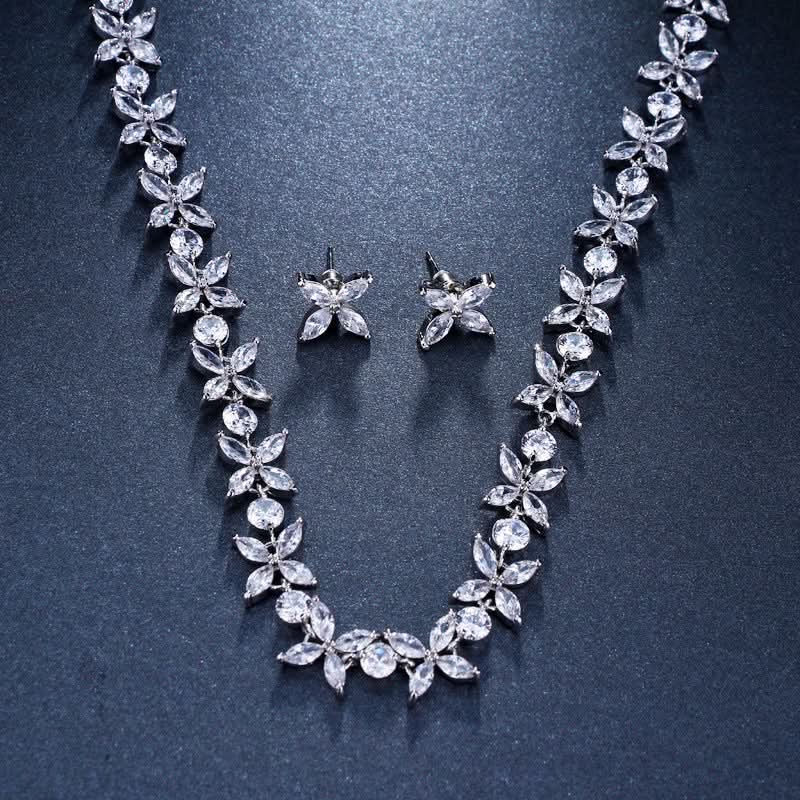 Brilliant Flower Jewelry Set - ShopLorca