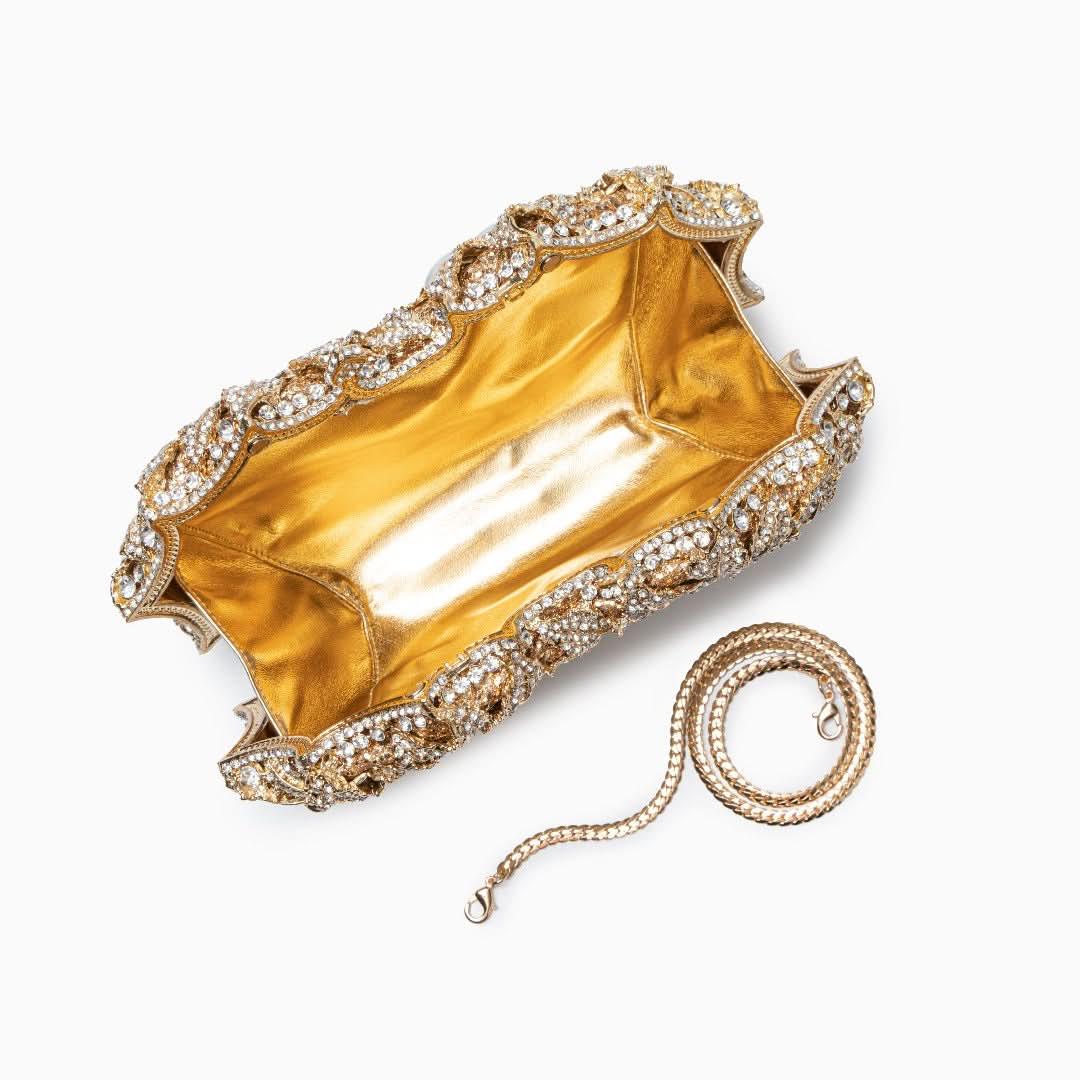 Cecilia Rose Diamonds Clutch Bag - ShopLorca