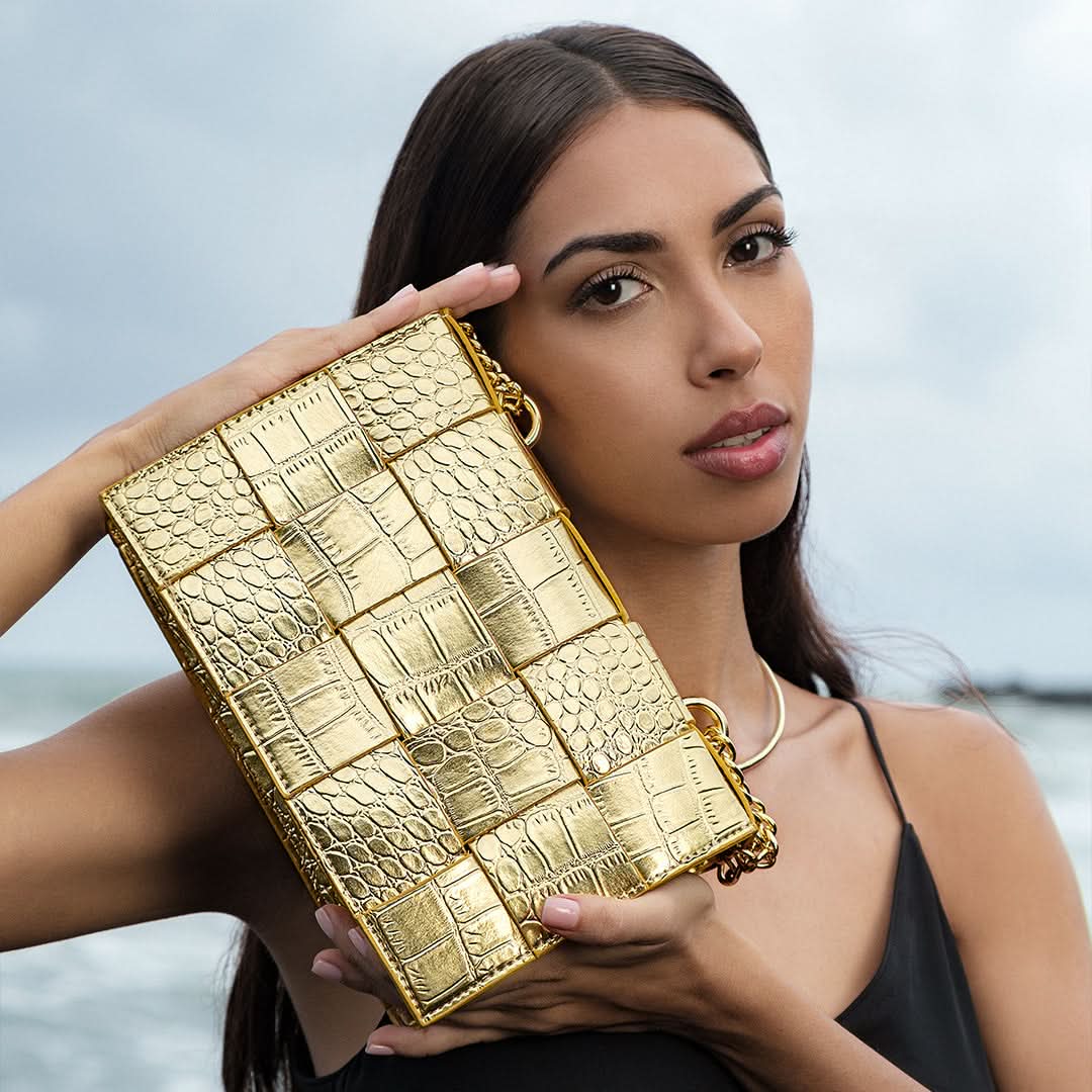 Crocodile Pattern Crossbody Bag - ShopLorca
