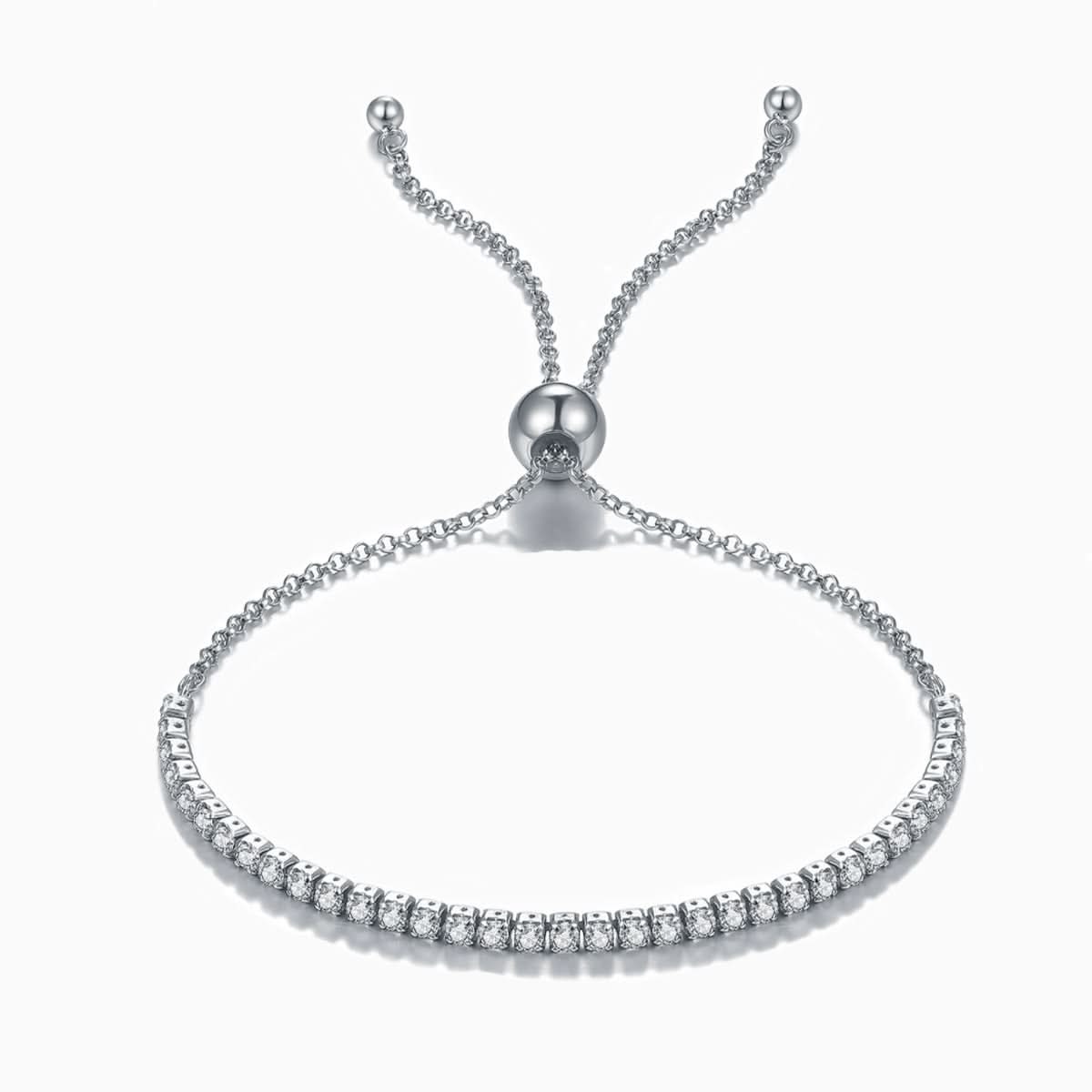 Dazzling Tennis Slider Bracelet - ShopLorca