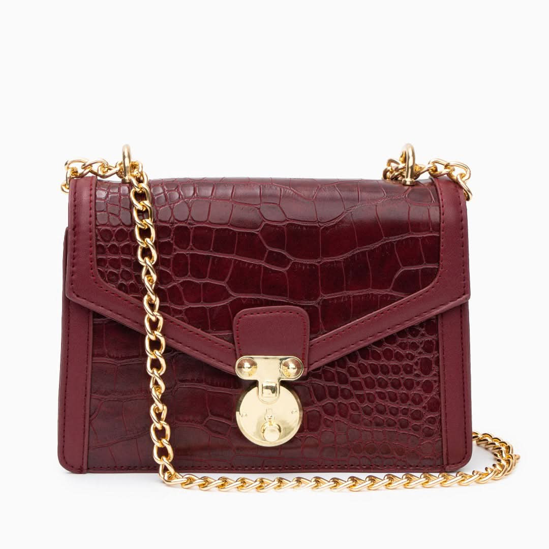 Emily Crocodile Crossbody Bag - ShopLorca