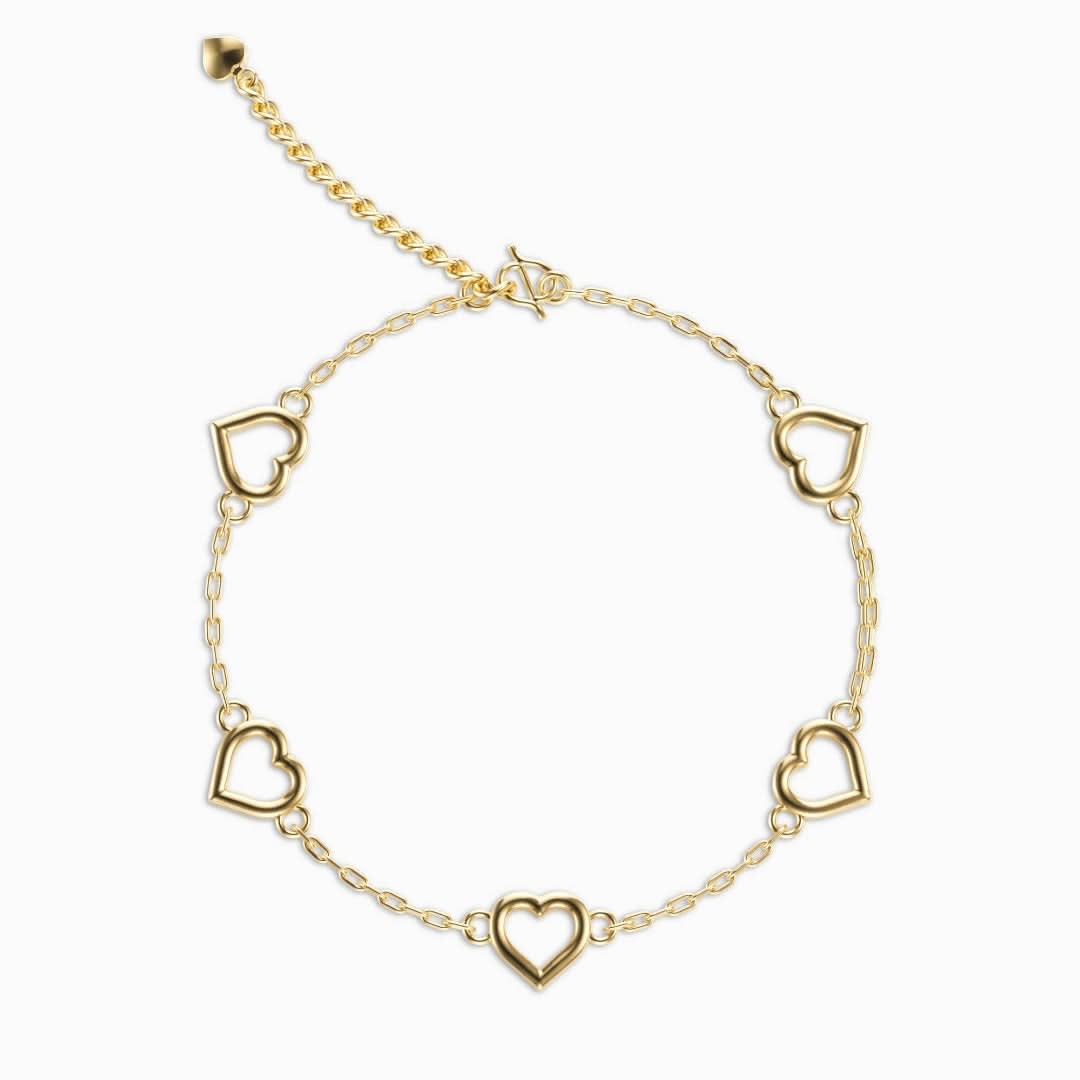 Hearts Anklet - ShopLorca
