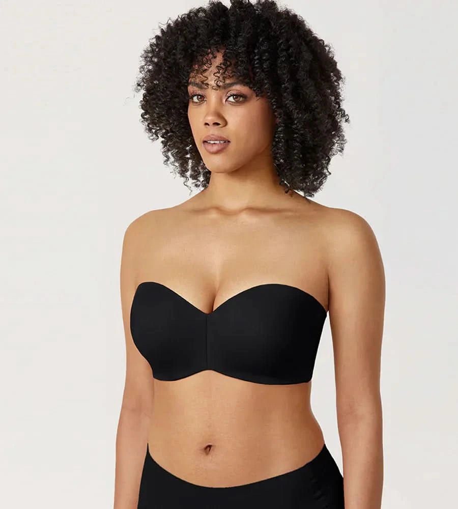 Lamouria Full Support Non - Slip Convertible Bandeau Bra - ShopLorca