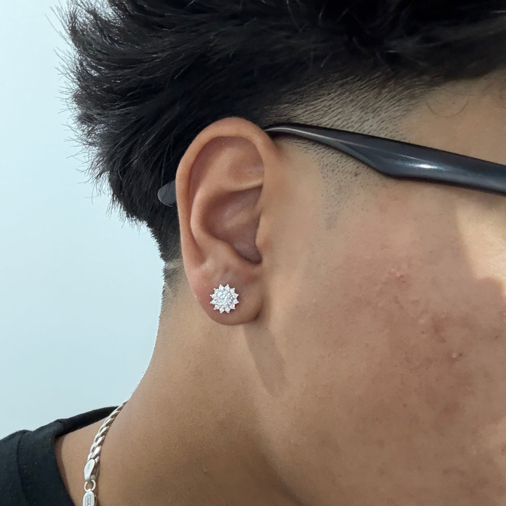 S925 Snowflake Earrings - ShopLorca