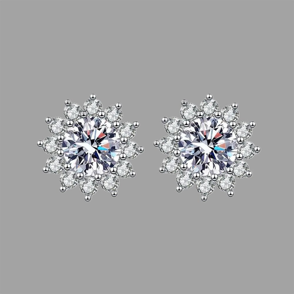 S925 Snowflake Earrings - ShopLorca