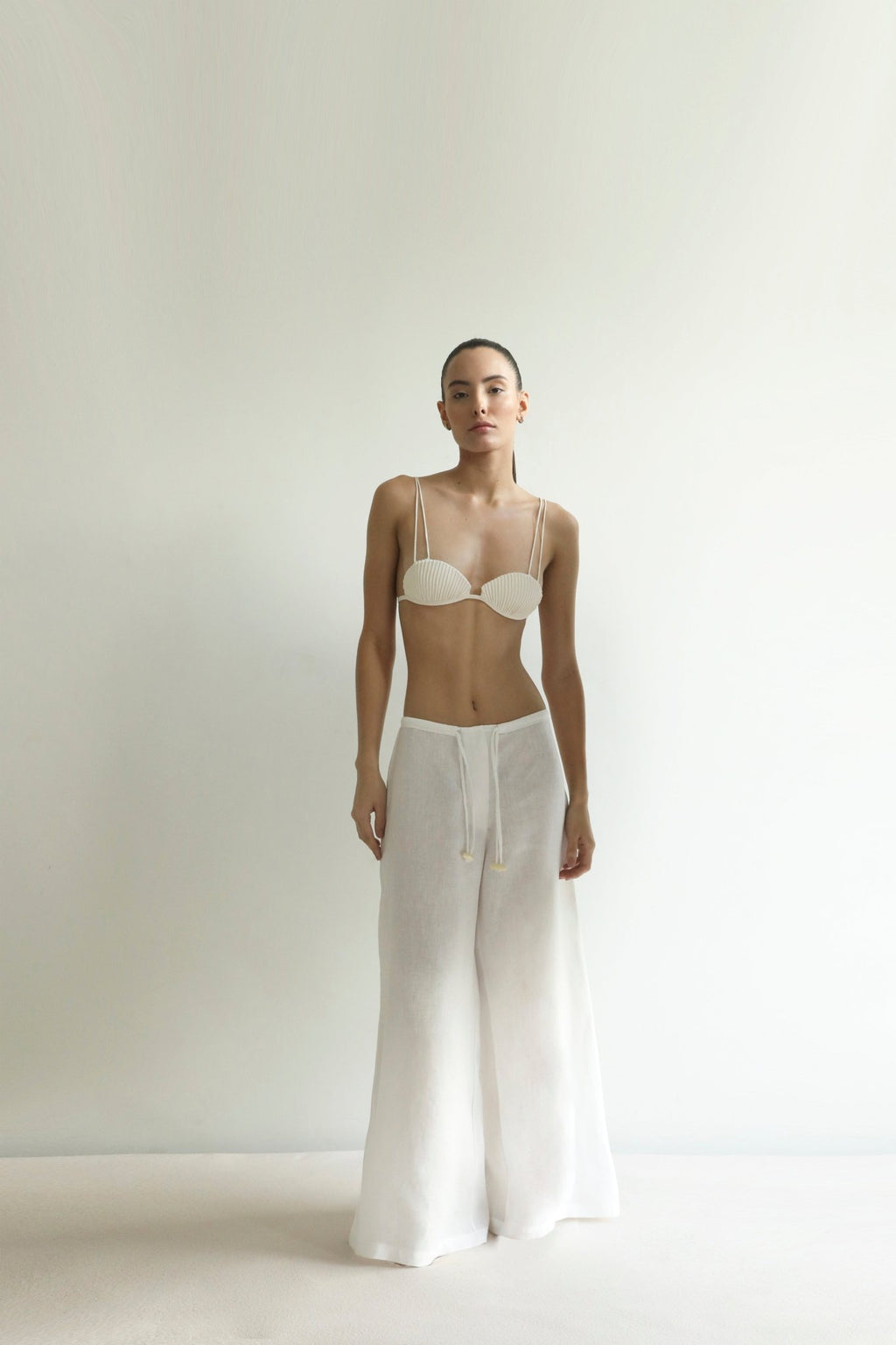 Shell Bikini Top - Off - White - ShopLorca