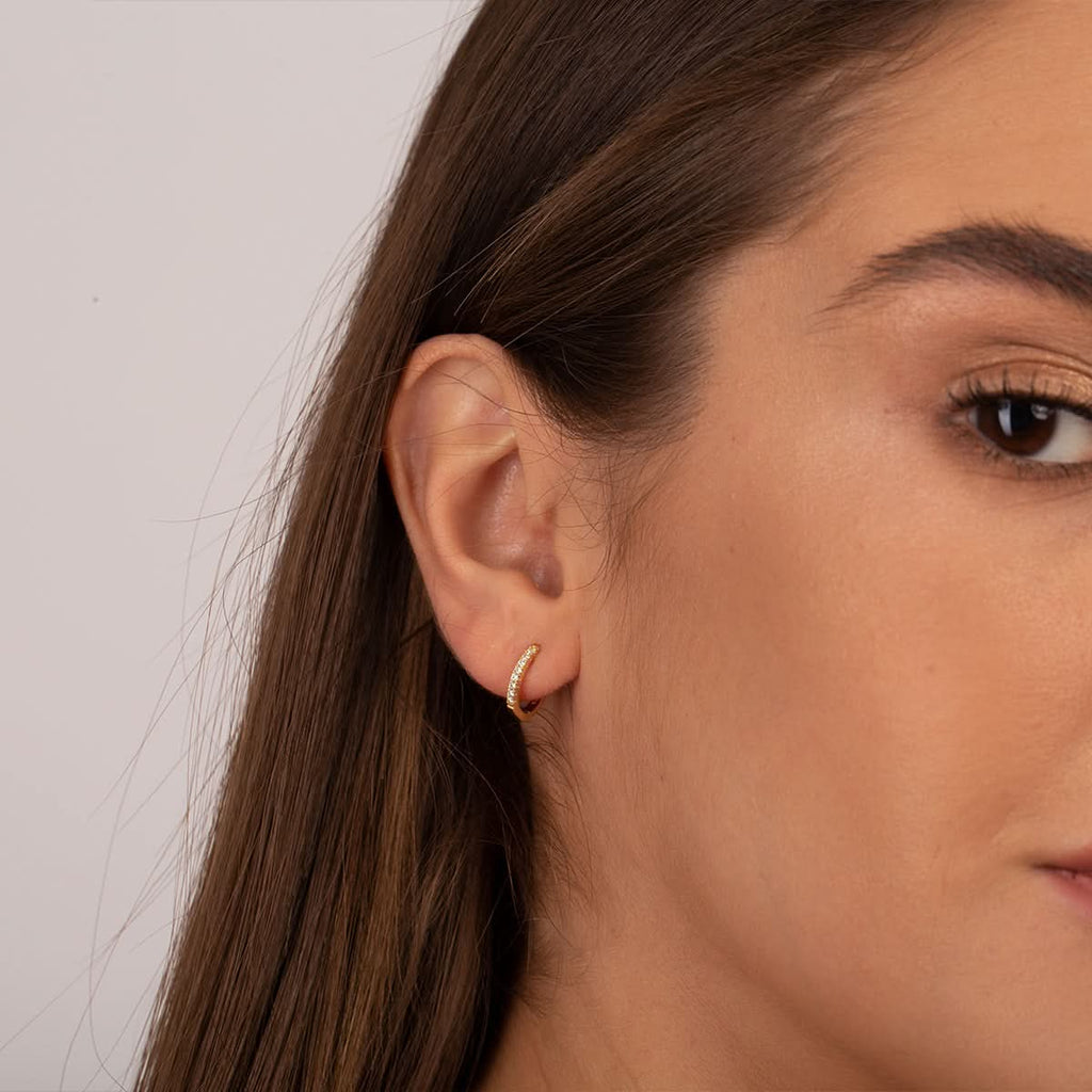 Sparkling Huggie Earrings - ShopLorca