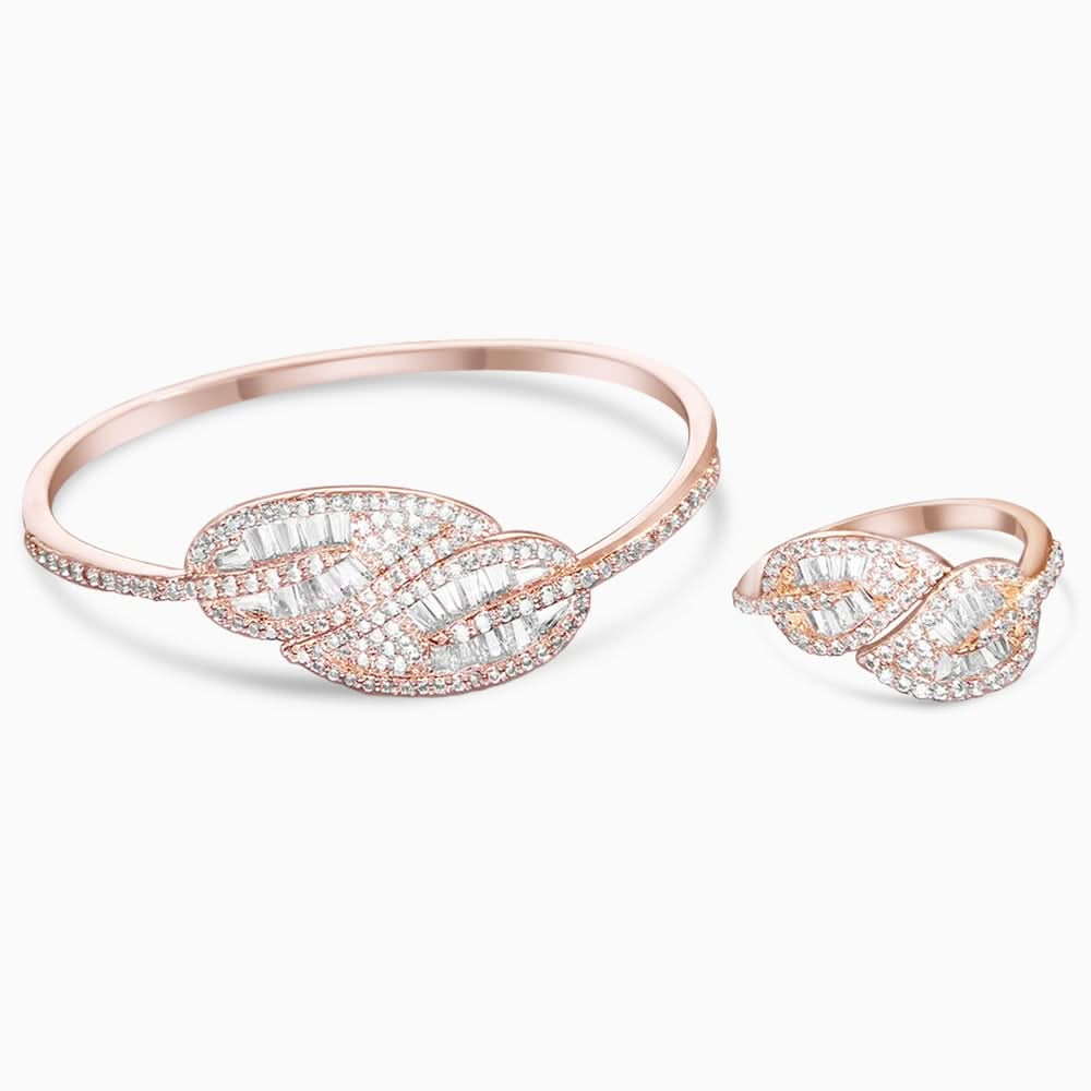 Sparkling Leaves Jewelry Set - ShopLorca