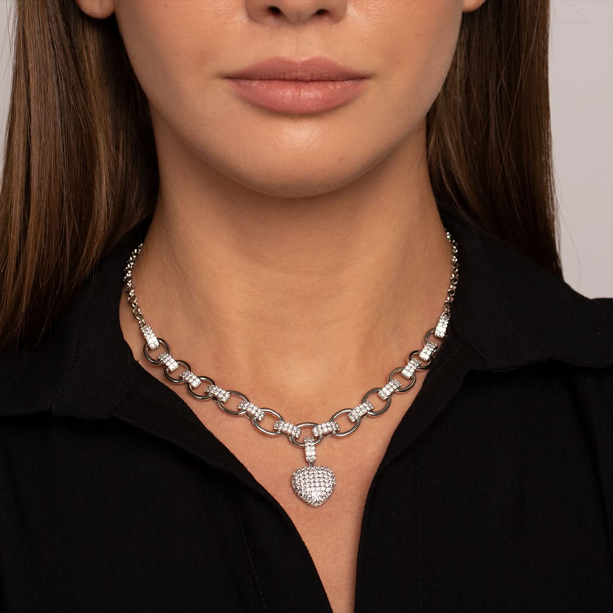 The Hills Heart Pendant Jewelry Set - ShopLorca