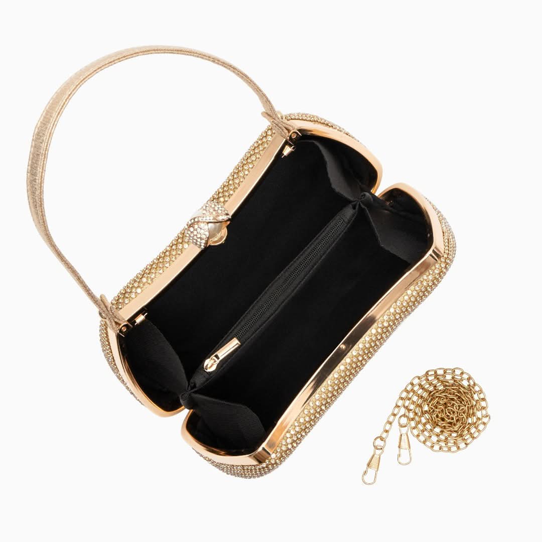 Vintage Rhinestones Glitter Handbag - ShopLorca
