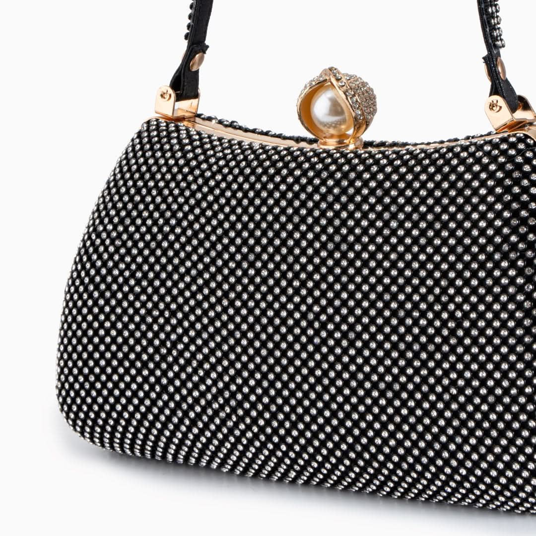 Vintage Rhinestones Glitter Handbag - ShopLorca